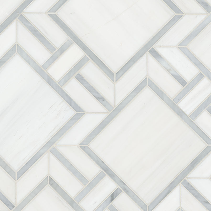 MSI Bianco Dolomite Alana Polished Mosaic