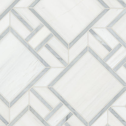 MSI Bianco Dolomite Alana Polished Mosaic
