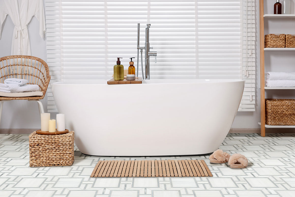 MSI Bianco Dolomite Alana Polished Mosaic