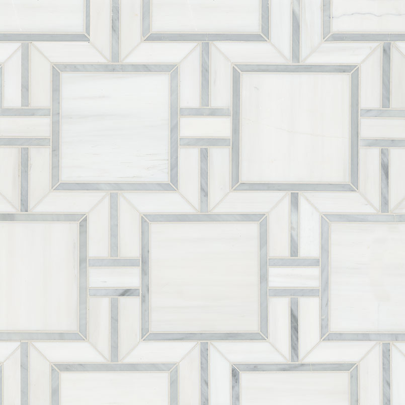 MSI Bianco Dolomite Alana Polished Mosaic