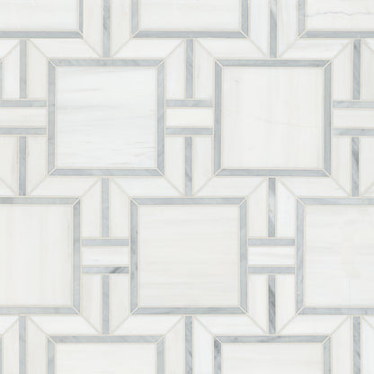 MSI Bianco Dolomite Alana Polished Mosaic