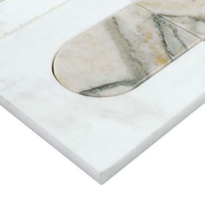 MSI Bianco Dolomite Moderno Polished Mosaic