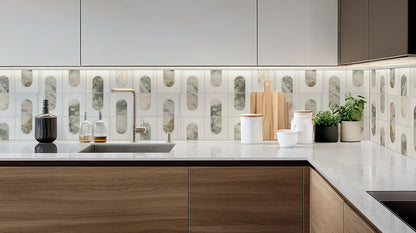 MSI Bianco Dolomite Moderno Polished Mosaic