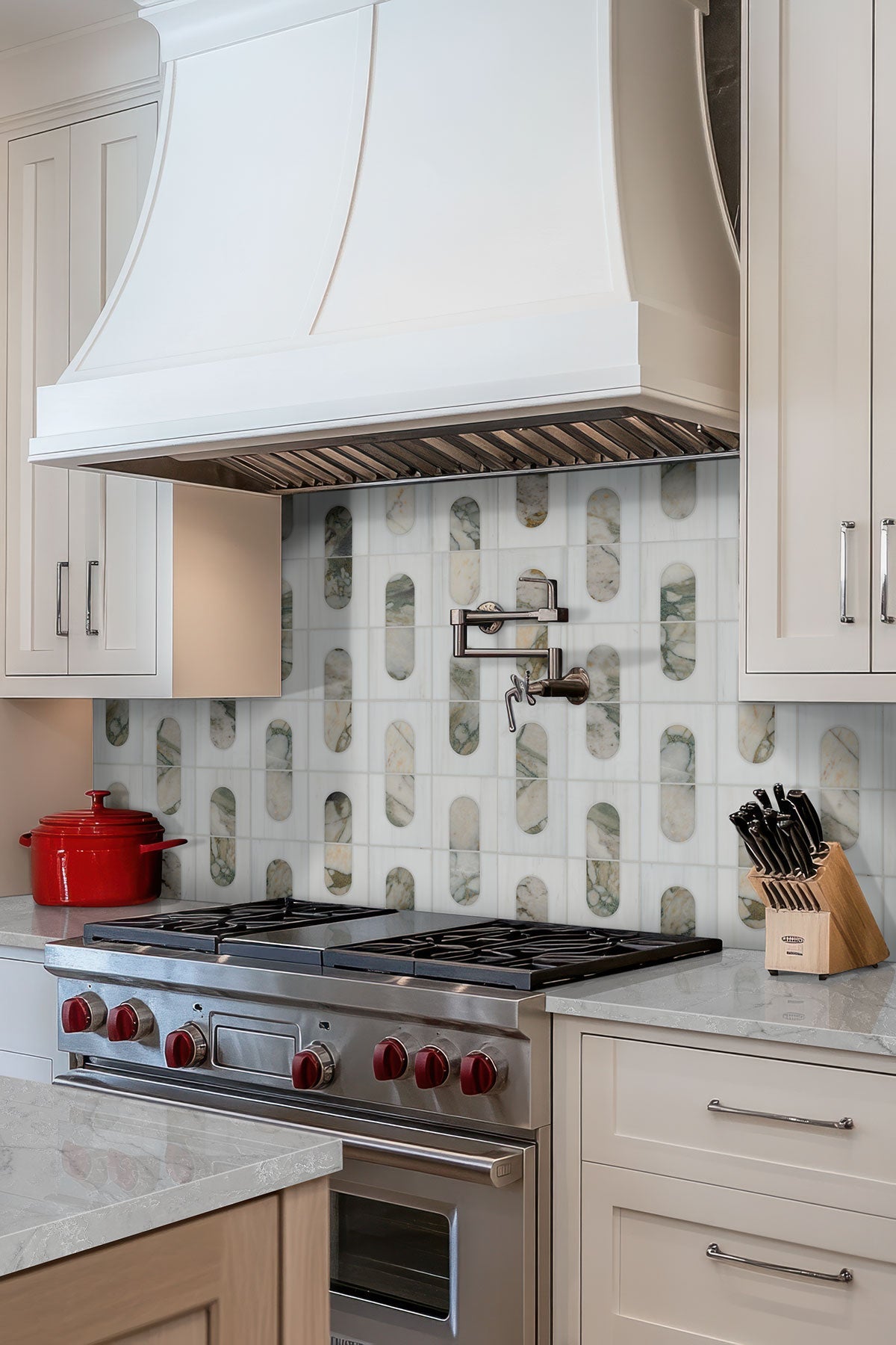 MSI Bianco Dolomite Moderno Polished Mosaic