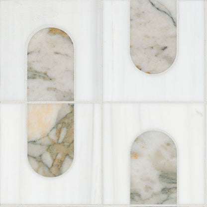 MSI Bianco Dolomite Moderno Polished Mosaic