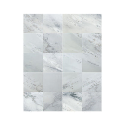 Bianco Ibiza White Marble Polished Floor and Wall Tile