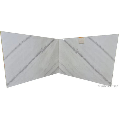 Bianco Lasa White Bookmatching Marble Slabs Polished - Full Truckload