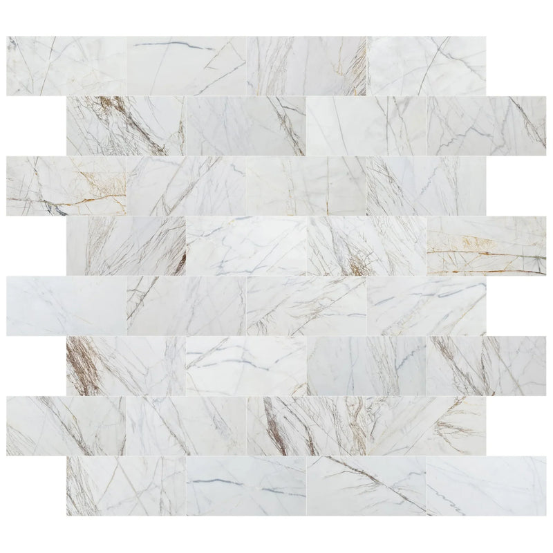 Bianco Rigata Exotic Marble Polished Floor and Wall Tile