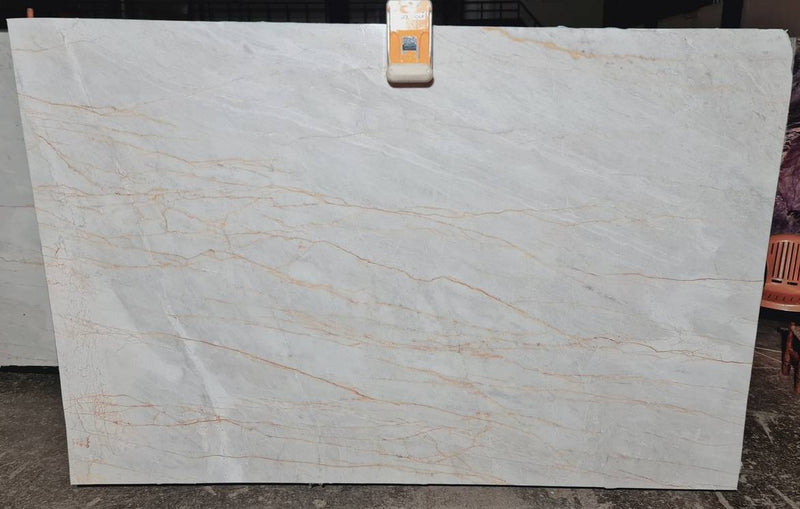 Bianco Venato Exotic Bookmatching Polished Marble Slab