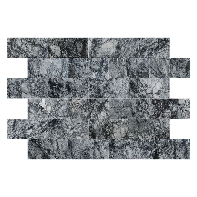 Black Cloud Exotic Marble Polished Floor and Wall Tile