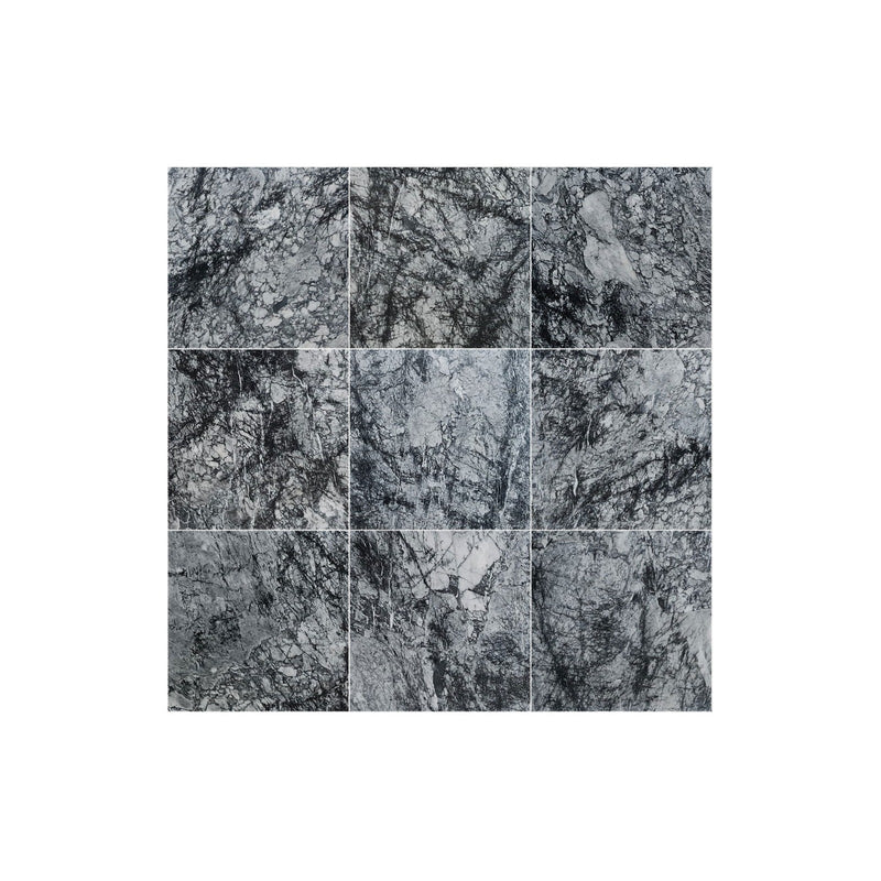 Black Cloud Exotic Marble Polished Floor and Wall Tile