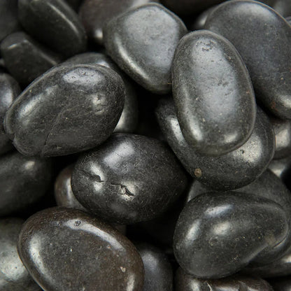 MSI Piedra Black Polished Quartzite Pebble
