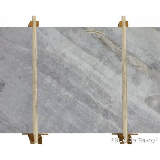 Blue De Savoy Bookmatching Polished Marble Slab