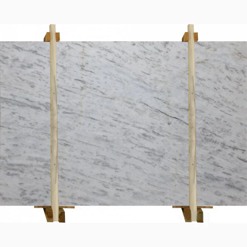 Blue Whisper Translucent Bookmatching Polished Marble Slab