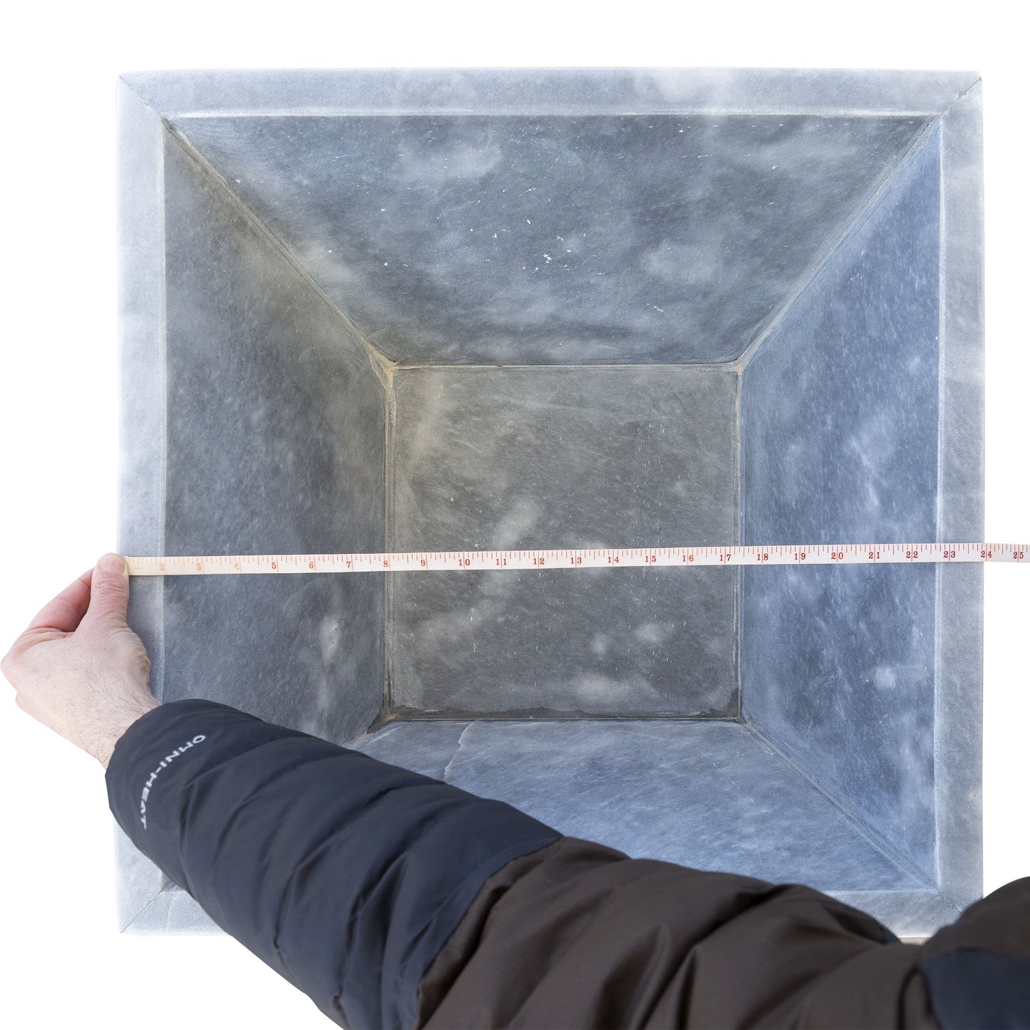 Bluestone Marble Natural Stone Fire Pit 24" x 24" x 8"