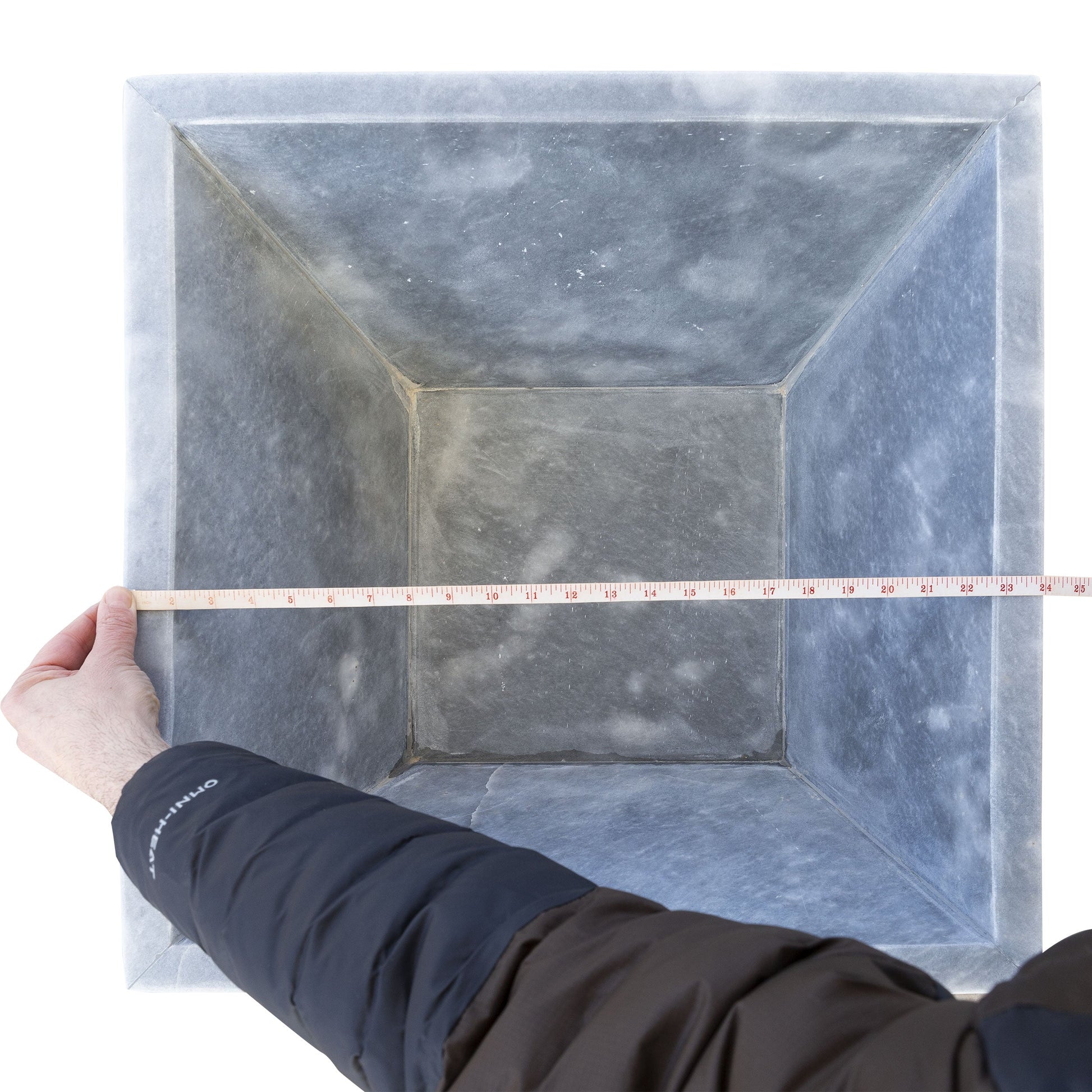 Bluestone Marble Natural Stone Fire Pit 24" x 24" x 8"