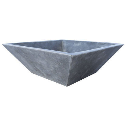 Bluestone Marble Natural Stone Fire Pit 24" x 24" x 8"