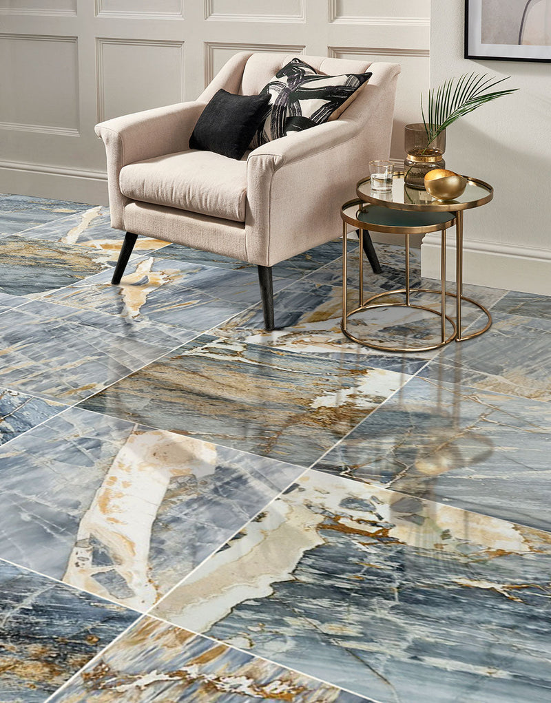 Bluezonai Exotic Marble Polished Floor and Wall Tile