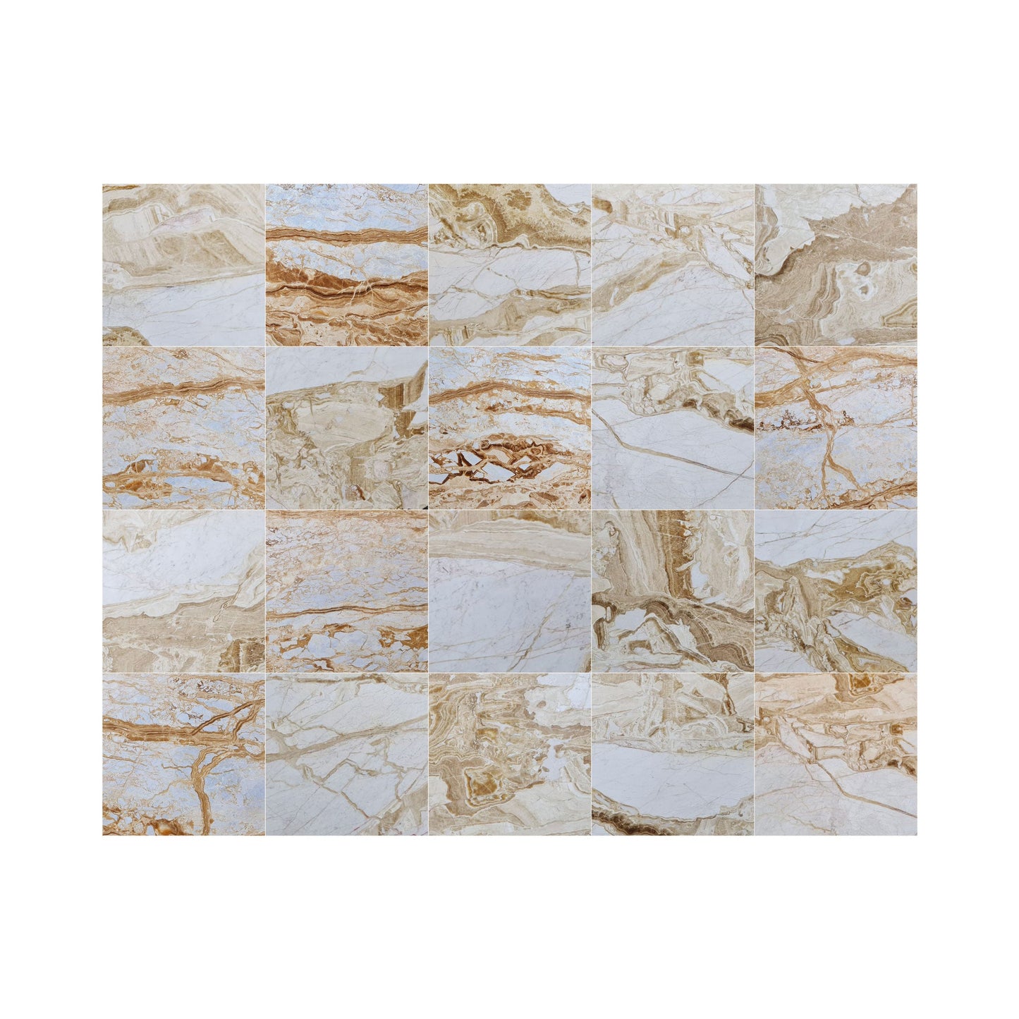 Breccia Onyta Marble Polished Floor and Wall Tile