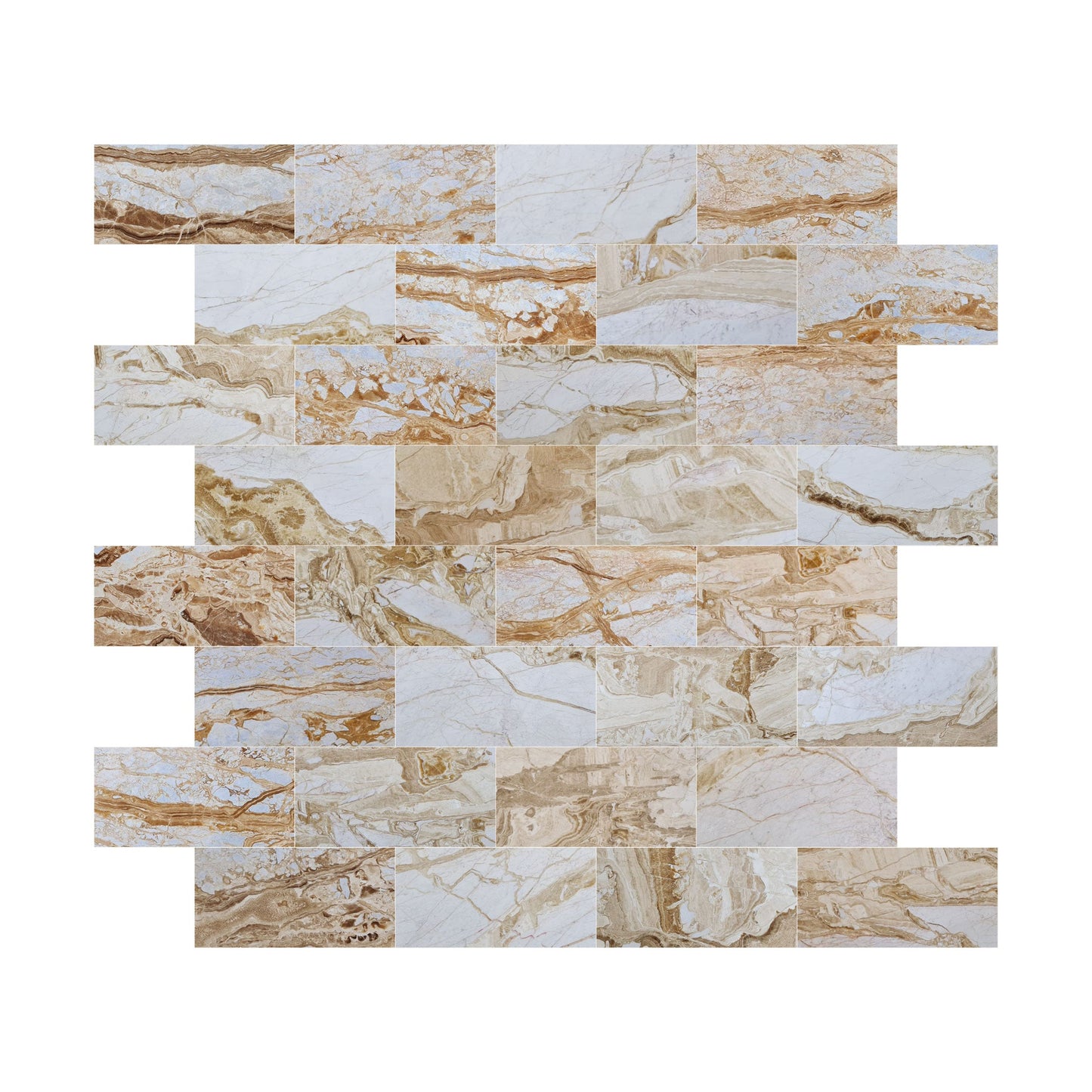 Breccia Onyta Marble Polished Floor and Wall Tile