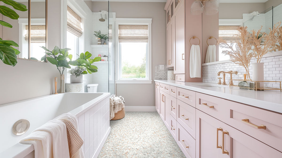 MSI Briar Rosa Penny Round Tile
