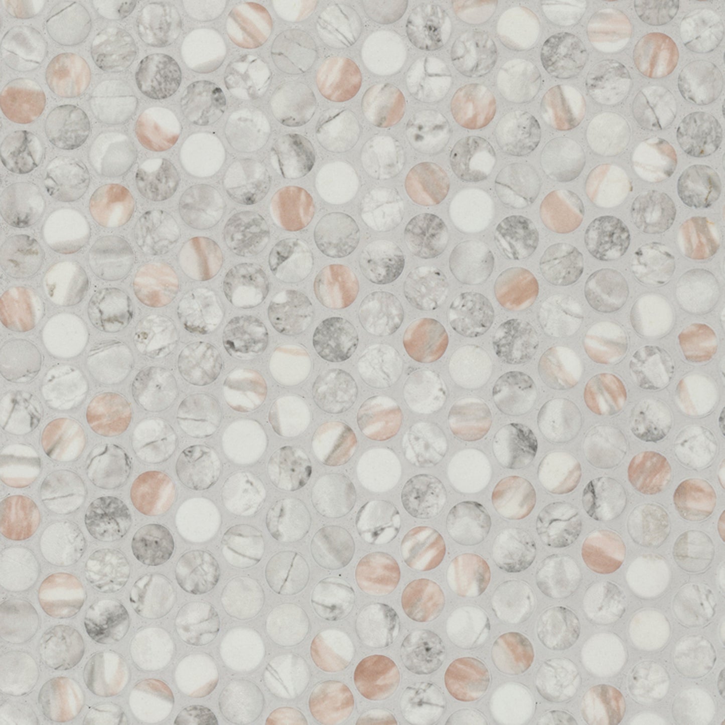 MSI Briar Rosa Penny Round Tile