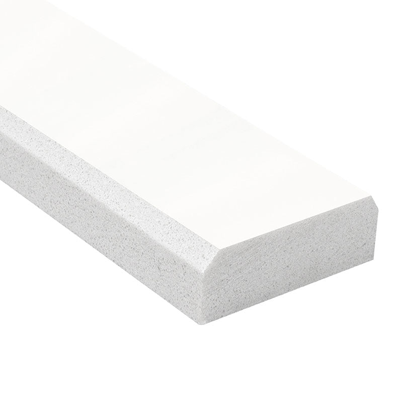 MSI Bright White 2x36 Double Beveled Polished Threshold