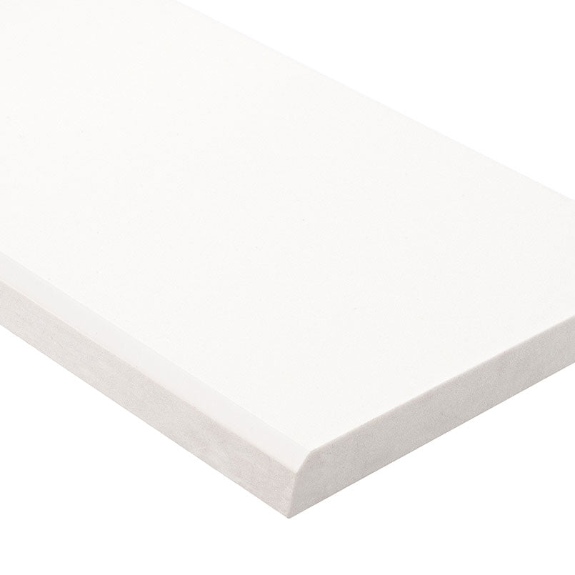 MSI Bright White 6x73 Double Beveled Polished Threshold