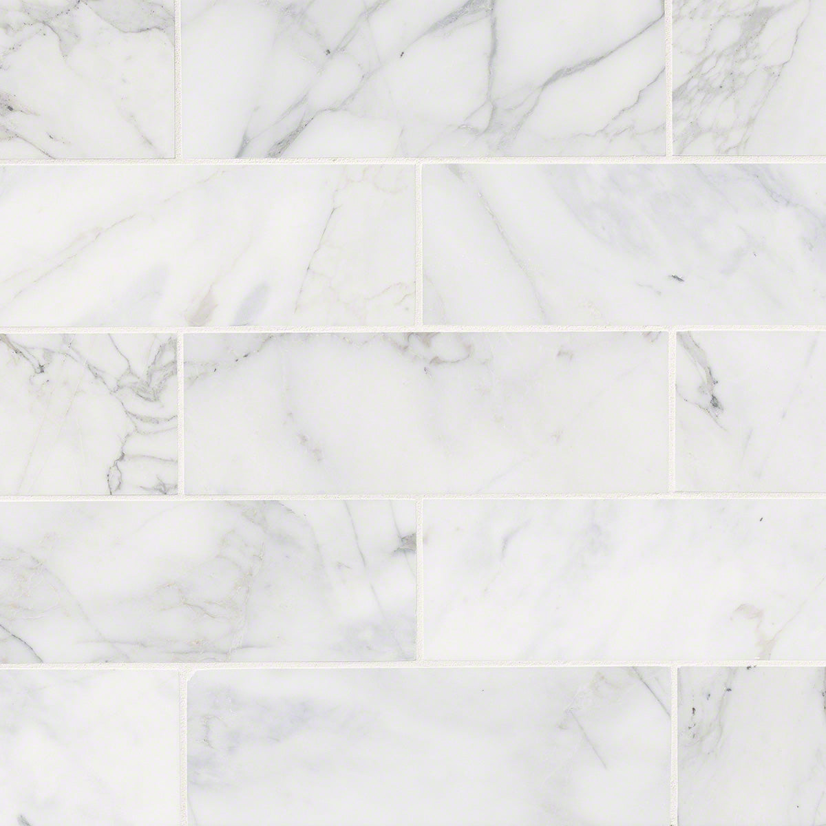 MSI Calacatta Cressa Marble Subway Tile 4x12
