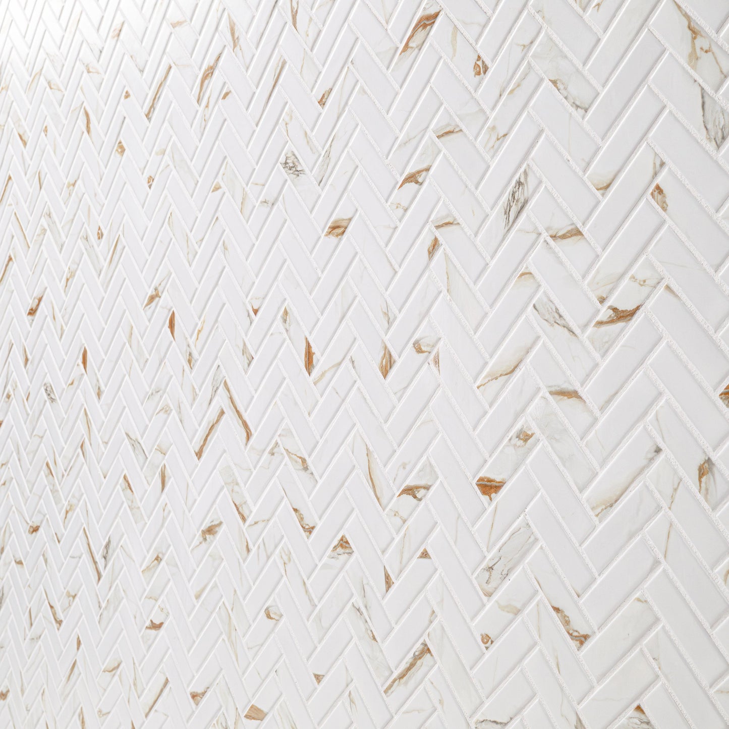 MSI Calacatta Gold Matte 1x3 Herringbone