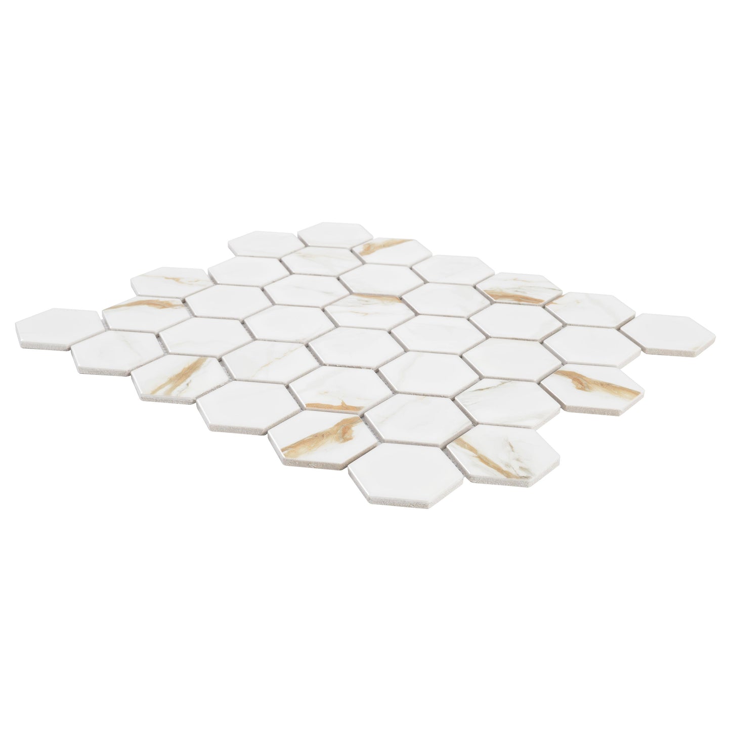 MSI Calacatta Gold Matte 2" Hexagon