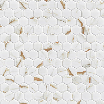 MSI Calacatta Gold Matte 2" Hexagon