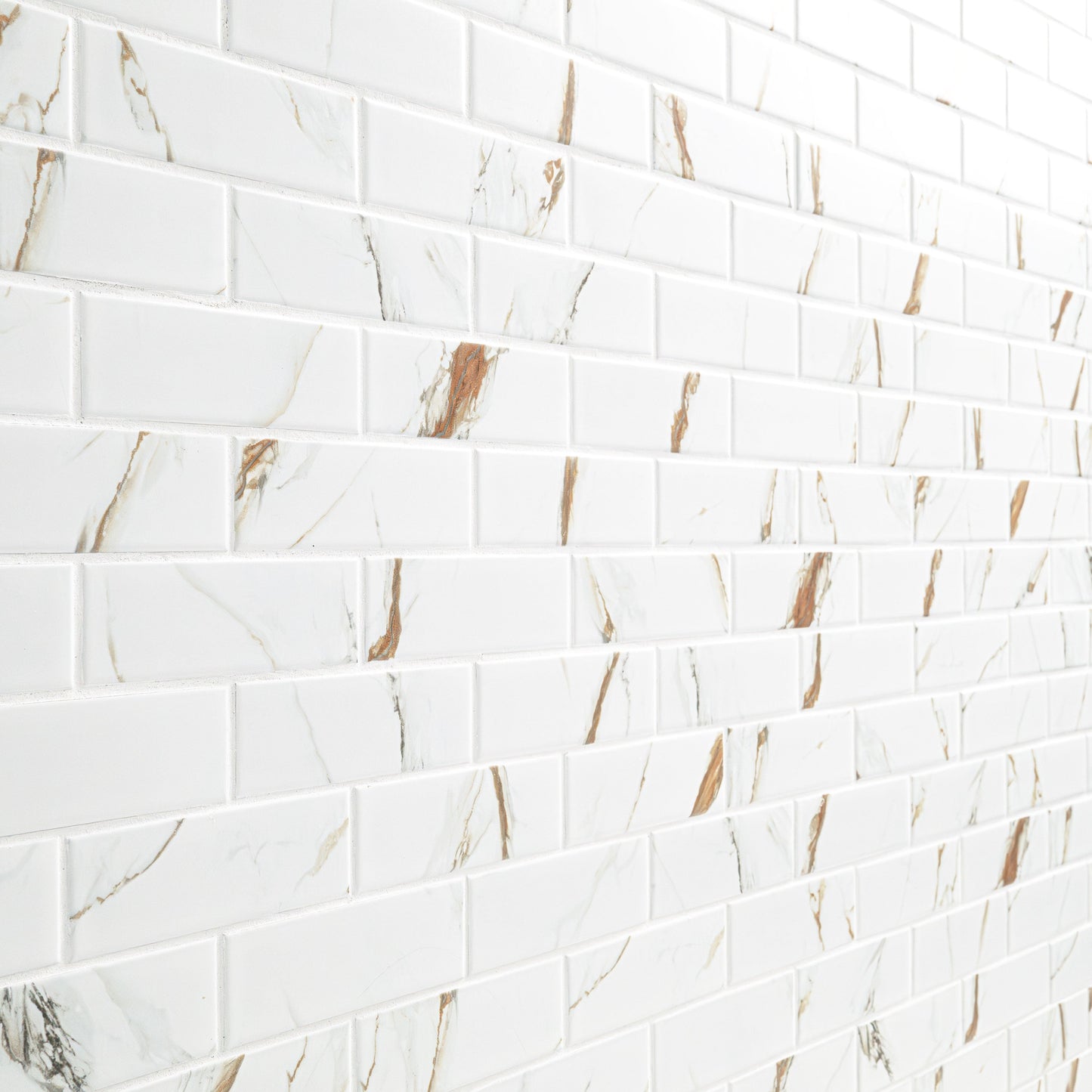 MSI Calacatta Gold Matte 2x6 Subway Tile