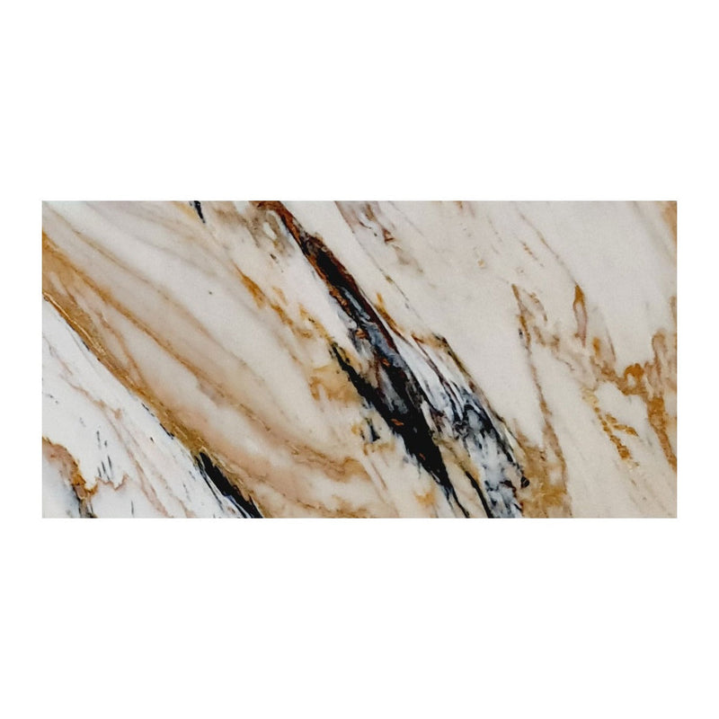 Calacatta Gold White Marble Polished Floor and Wall Tile