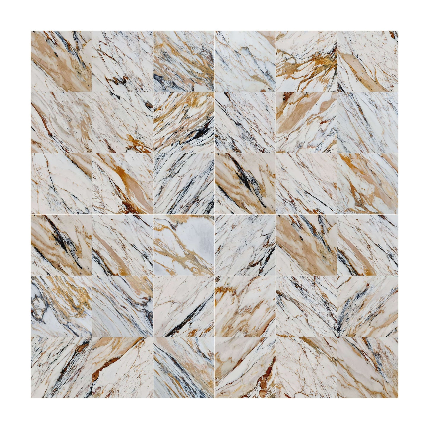 Calacatta Gold White Marble Polished Floor and Wall Tile