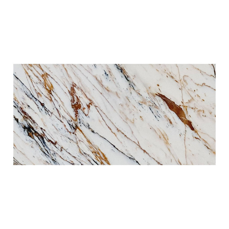 Calacatta Gold White Marble Polished Floor and Wall Tile
