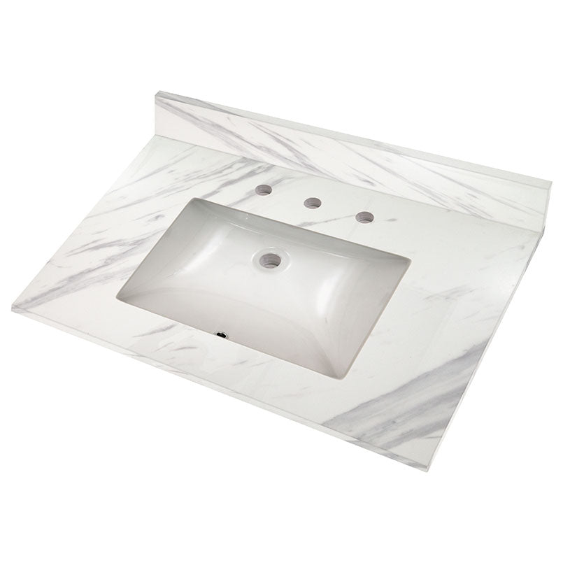 MSI Calacatta Lumas Vanity Top With Sink