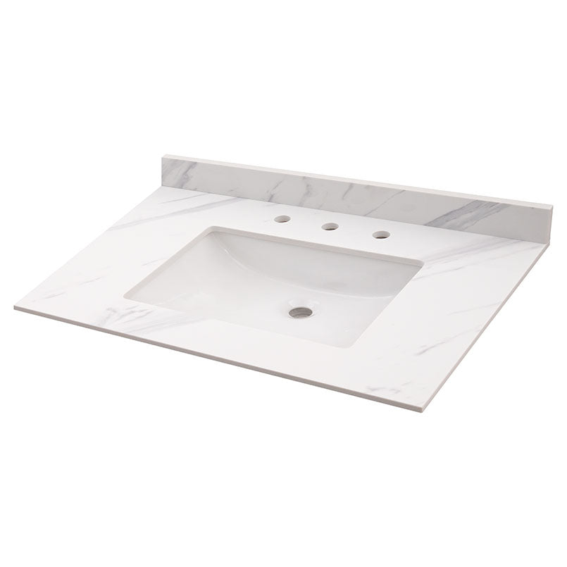 MSI Calacatta Lumas Vanity Top With Sink