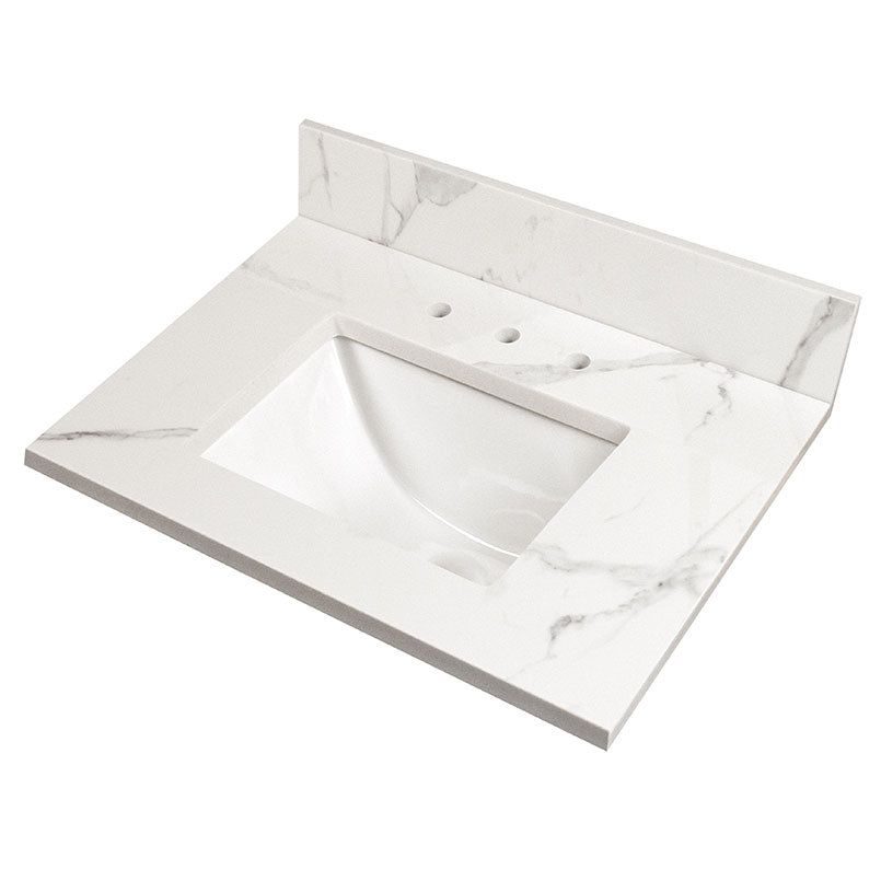 MSI Calacatta Nowy Vanity Top With Sink