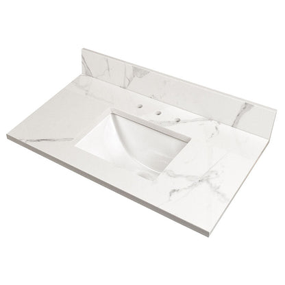 MSI Calacatta Nowy Vanity Top With Sink
