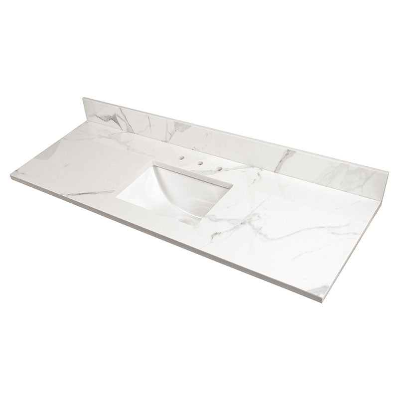 MSI Calacatta Nowy Vanity Top With Sink