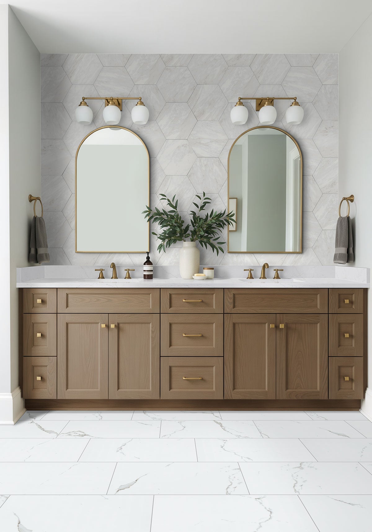 MSI Glenridge™Calacatta Serra®Luxury Vinyl Tile