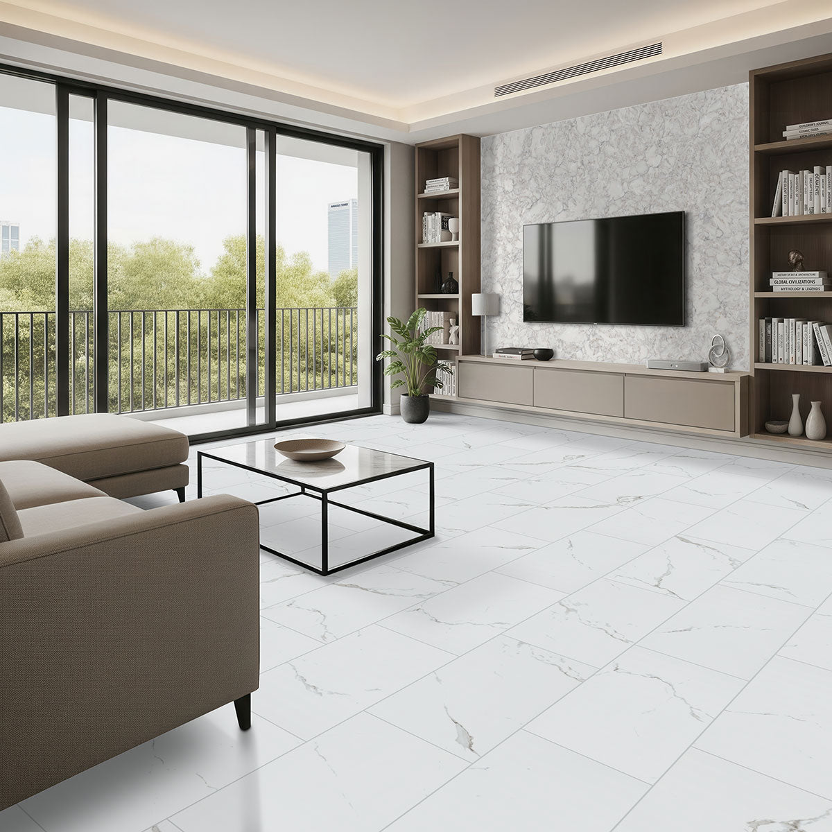 MSI Glenridge™Calacatta Serra®Luxury Vinyl Tile