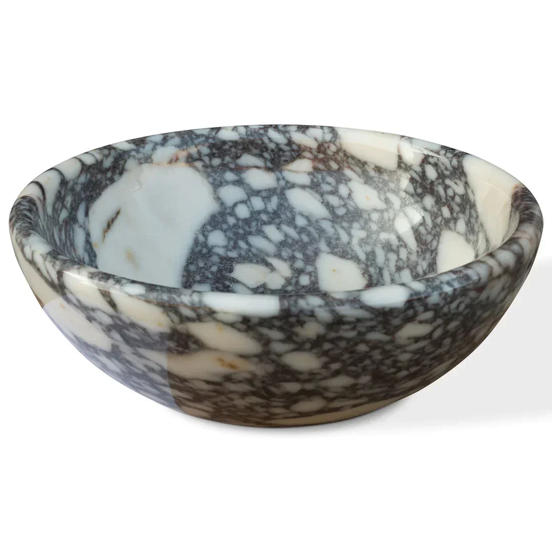 Calacatta Viola Marble Natural Stone Above-vanity Bathroom Sink Polished (D)16" (H)6" angle view