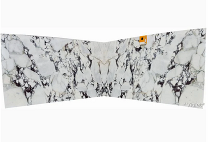 Calacatta Viola White Bookmatching Marble Slabs Polished - Full Truckload
