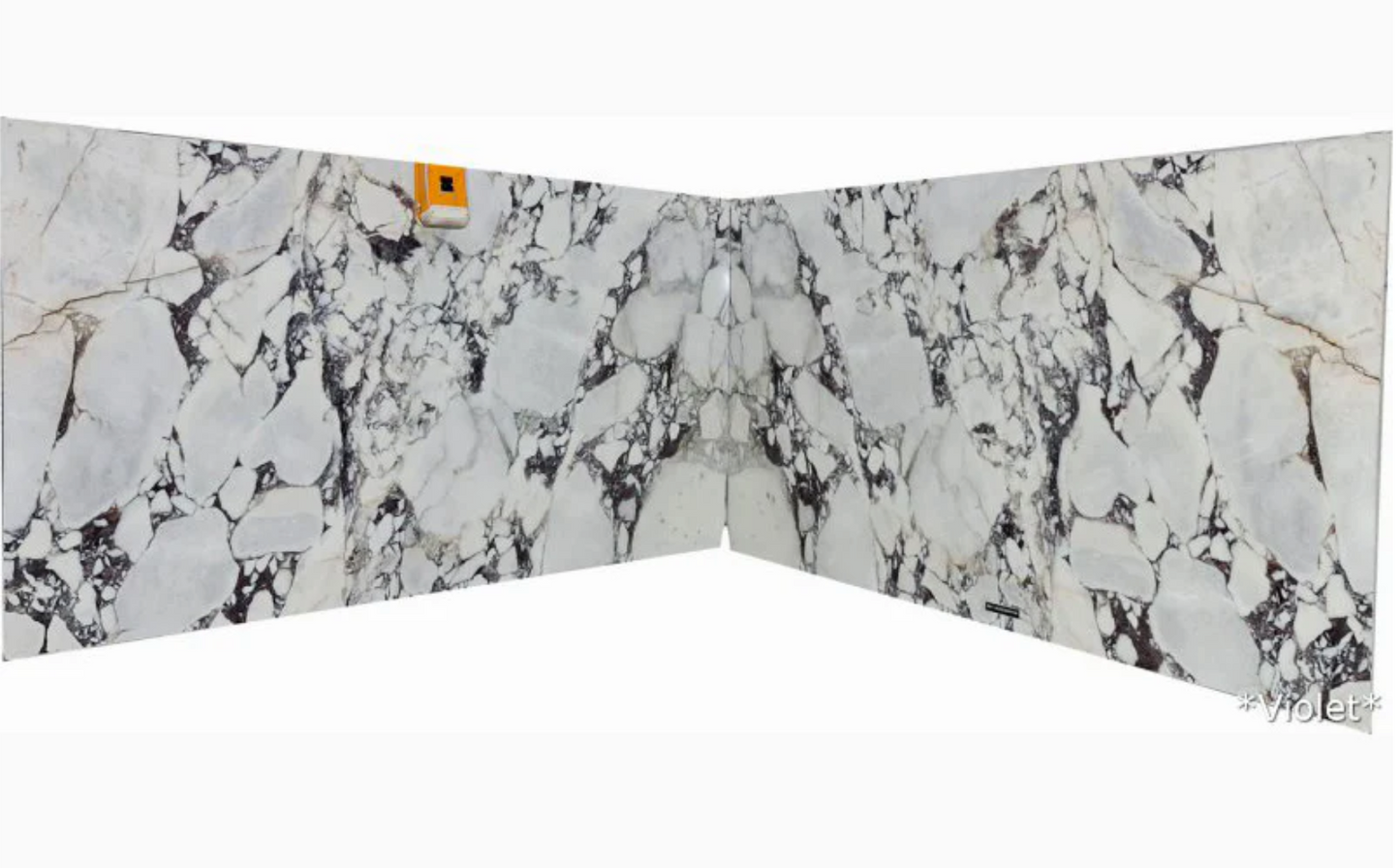 Calacatta Viola White Bookmatching Marble Slabs Polished - Full Truckload