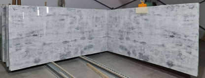 Calisco Gray Bookmatching Polished Marble Slab