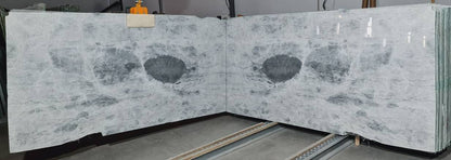 Calisco Gray Bookmatching Polished Marble Slab