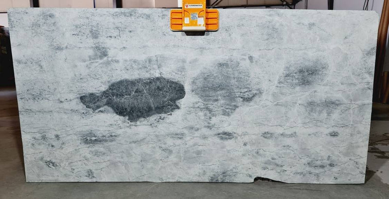 Calisco Gray Bookmatching Polished Marble Slab