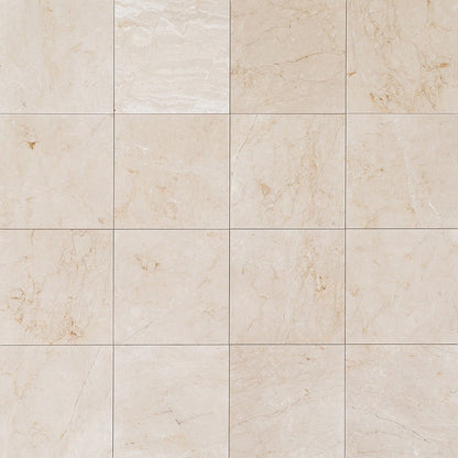 Calista Cream Medium Beige Premium Marble Floor and Wall Tile